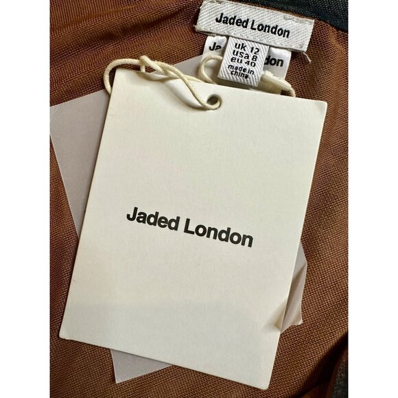 Jaded London Vida Maxi Dress in Grunge Animal UK 12 / US L New Womens Cut out - Picture 10 of 17